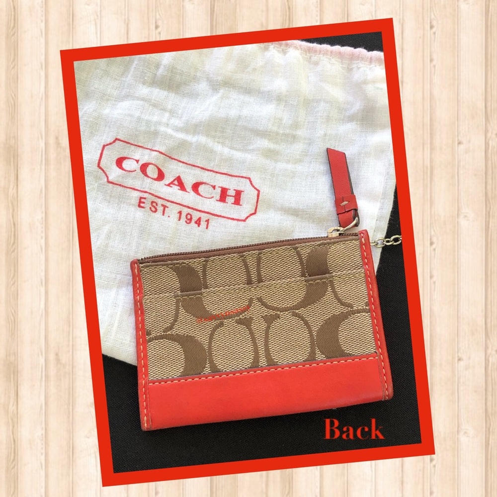 Coach Card Holder/Key Chain - Picture 2 of 6